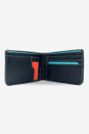 LEATHER WALLET NAVY - BLUE